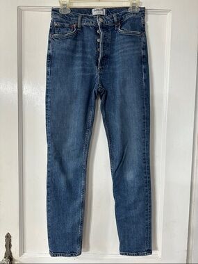 Agolde Dark Blue Skinny Jeans